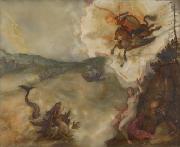 Hans von Aachen und auf der Reckseite die Entfesselung der Winde durch Aeolus oil painting